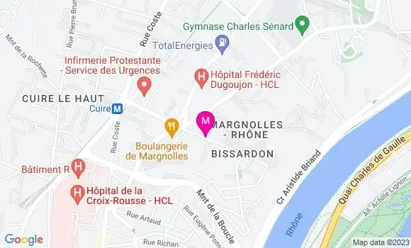 Localisation Dr Clémence Bouzonnet
