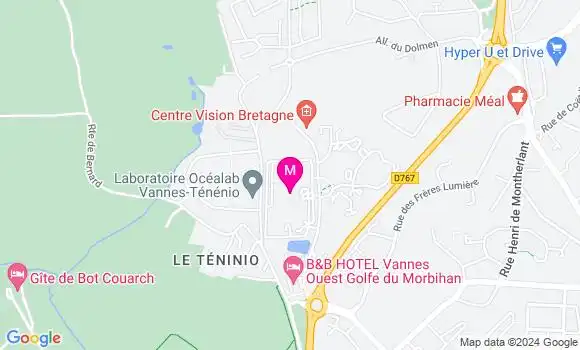 Localisation Dr Antoine Brinquin