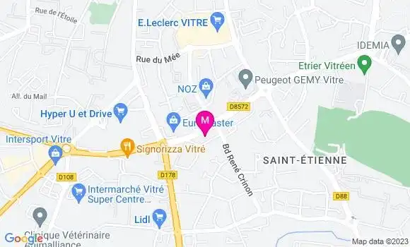 Localisation Dr Charles Le Clec