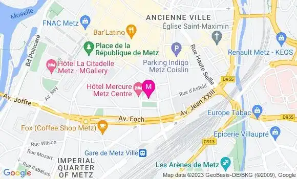Localisation Dr Juliette Mellentin