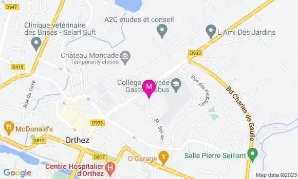 Localisation Dr Thomas Thimon