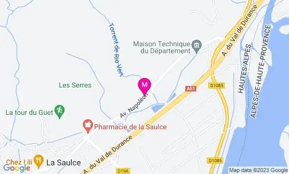 Localisation Dr Fabien Poret