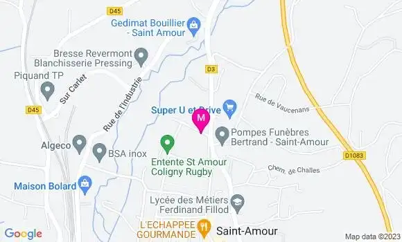 Localisation Dr Alicia Tillier