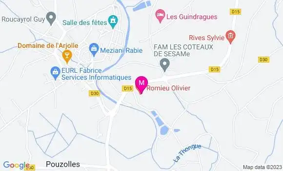 Localisation Dr Colette Vaillandet