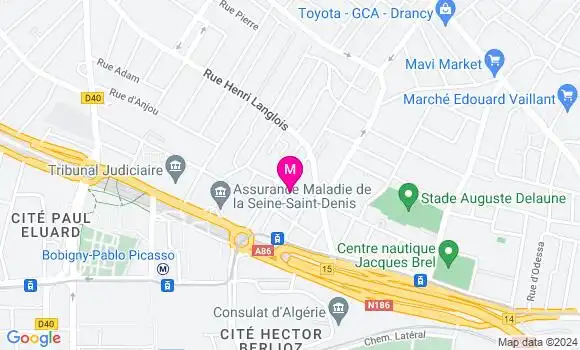 Localisation Dr Abdelkarim Boufadene