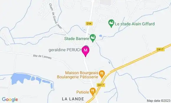 Localisation Dr Paul Guingal