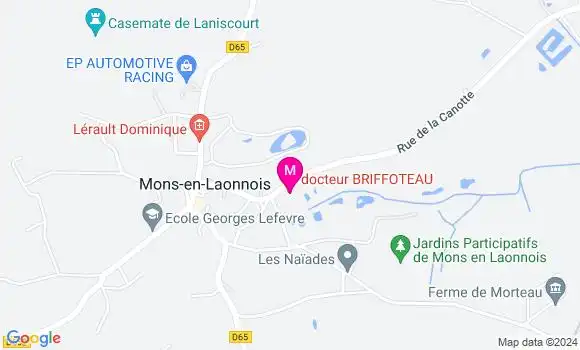 Localisation Dr Clémentine Briffoteau