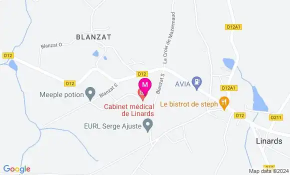 Localisation Dr Thibaut Menard