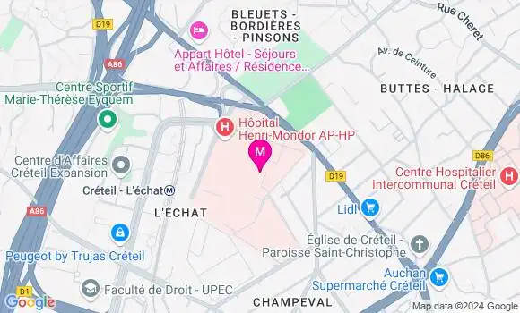 Localisation Dr Alice Weil