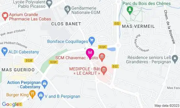 Localisation Dr Sandrine Cittone