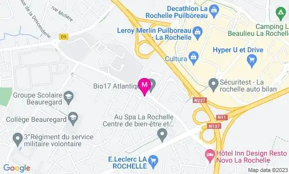 Localisation Dr Isabelle Masse
