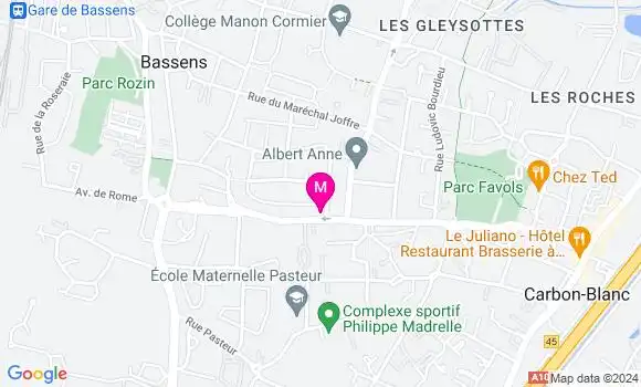 Localisation Dr Daphné Dalsheimer