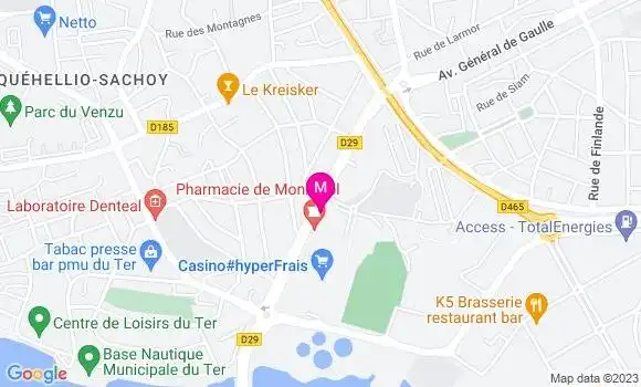 Localisation Dr Virginie Bouvier