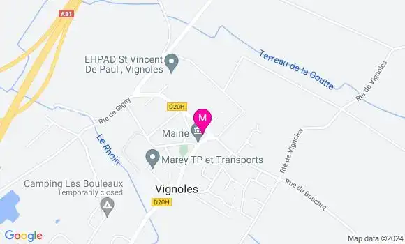 Localisation Dr Marion Hugot
