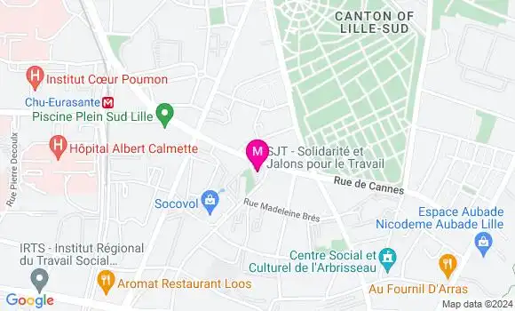 Localisation Dr Juliette Delbecque