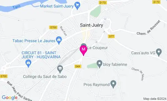 Localisation Dr Florian Bahon