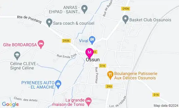 Localisation Dr Mathilde Voinchet