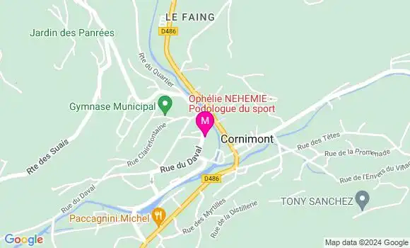Localisation Dr Laurie Mougin