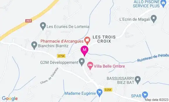 Localisation Dr Vincent Luscan