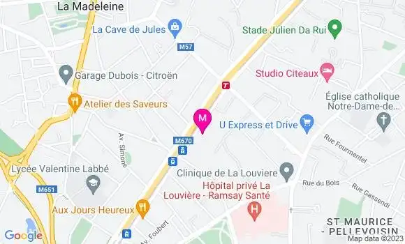 Localisation Dr Juliette Langer