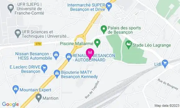 Localisation Dr Emilie Boudon