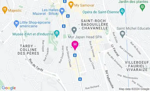 Localisation Dr Anne Pitaval