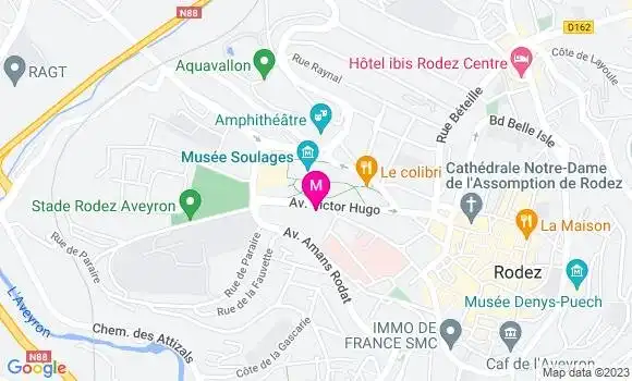 Localisation Dr Thomas Vidal