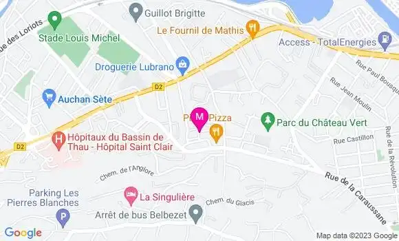 Localisation Dr Matthieu Guilhem