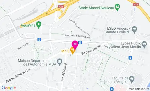 Localisation Dr Jean Philippe Braud