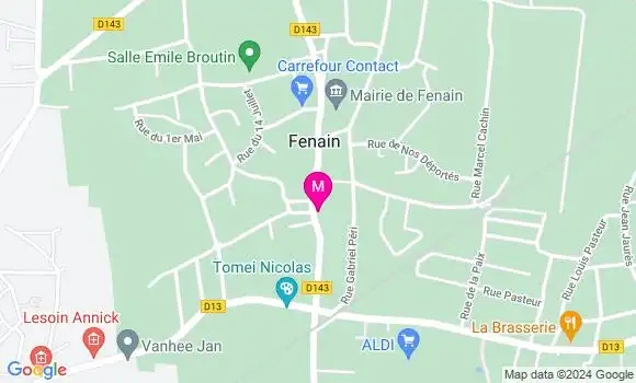 Localisation Dr Cédric Delrot