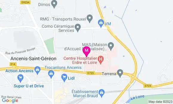Localisation Dr Antoine Moutier