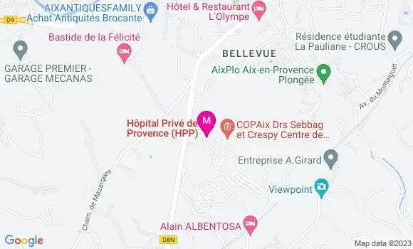 Localisation Dr Anne Charlotte Carre