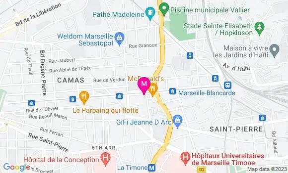 Localisation Dr Ada Picard