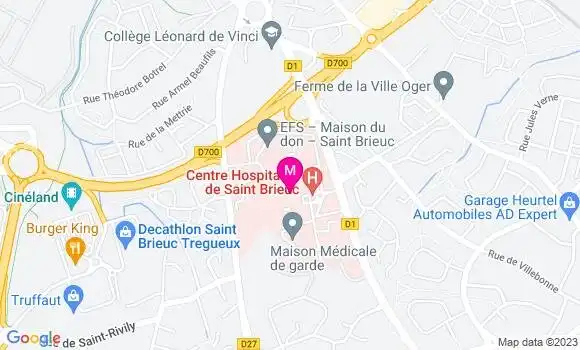 Localisation Dr Gildas Kerleau