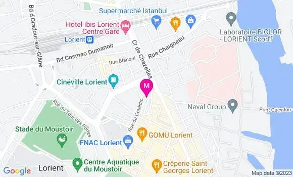 Localisation Dr Anne Sophie Cotteverte