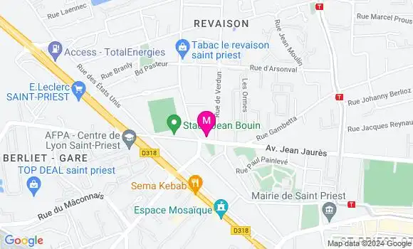 Localisation Dr Véronique Arnaud