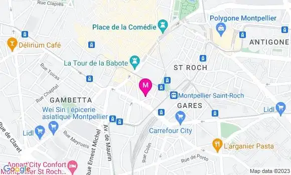 Localisation Dr Cloe Brami