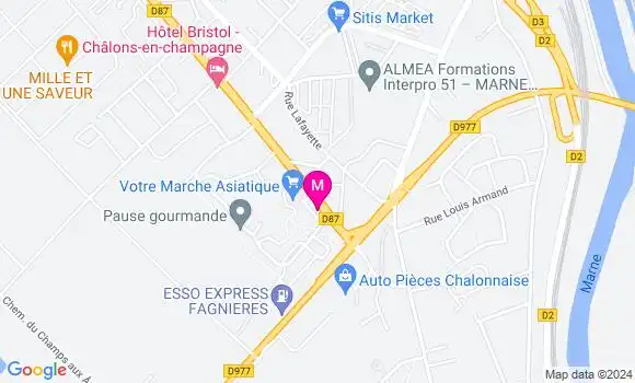 Localisation Dr Alexandra Giraud