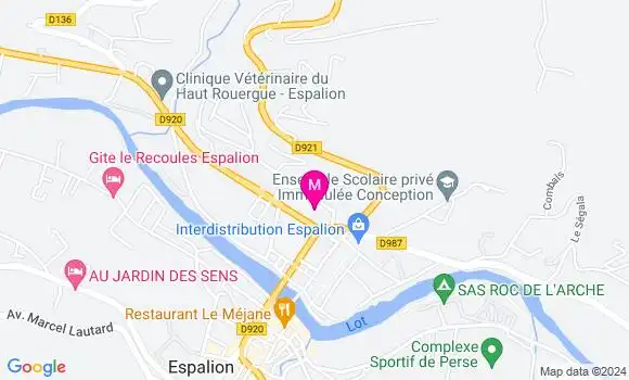 Localisation Dr Madeleine Mirouze