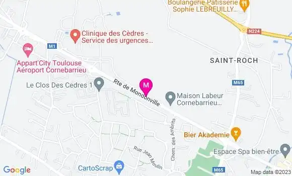 Localisation Dr Frederic Sakr