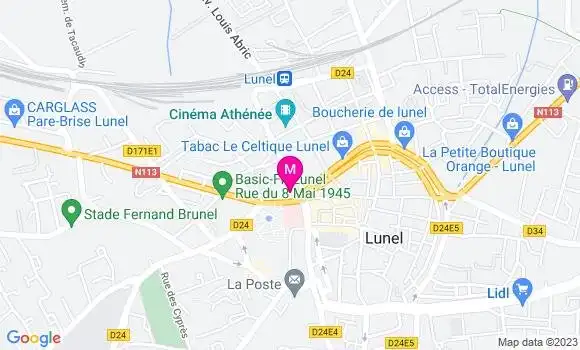 Localisation Dr Perrine Martinez