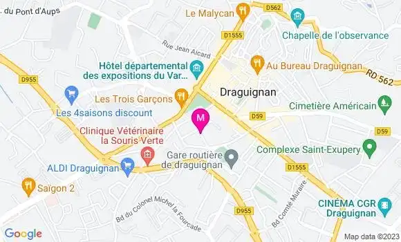 Localisation Dr Alexandre Melin