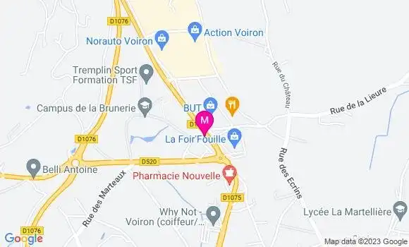 Localisation Dr Florent Vejux