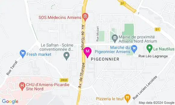 Localisation Dr Malika Nasserallah