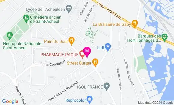 Localisation Dr Claudine Chretien Marguery