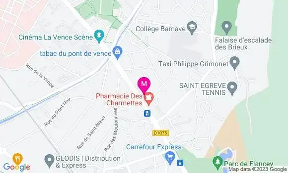 Localisation Dr Camille Cottier