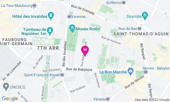 Localisation Dr Madeleine Cavet