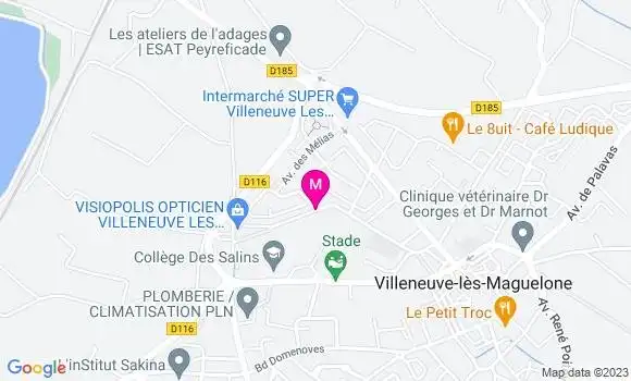 Localisation Dr Fanny Simonini