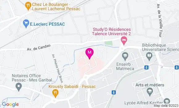 Localisation Dr Brigitte Lagardere Belloir