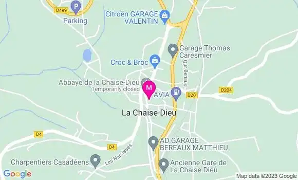 Localisation Dr Justine Fournery